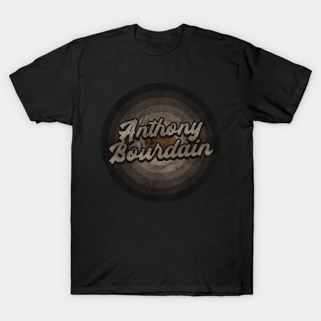 RETRO BLACK WHITE - Anthony Bourdain T-Shirt by Yaon